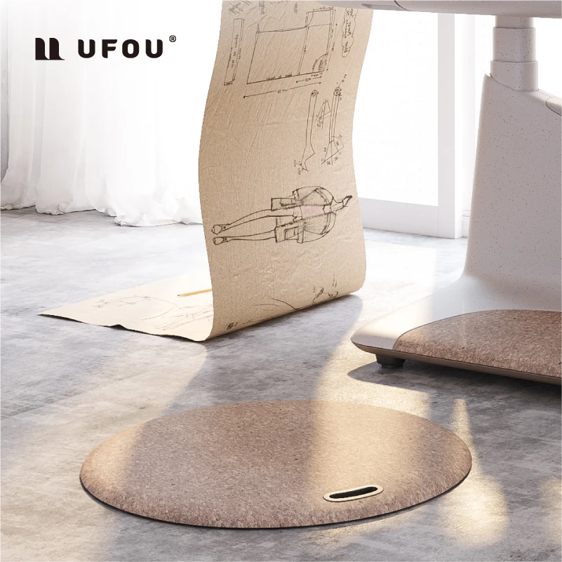 UFOU MAT圆垫柔软亲肤脚垫缓解膝盖疲劳站立地垫办公高弹软木包邮