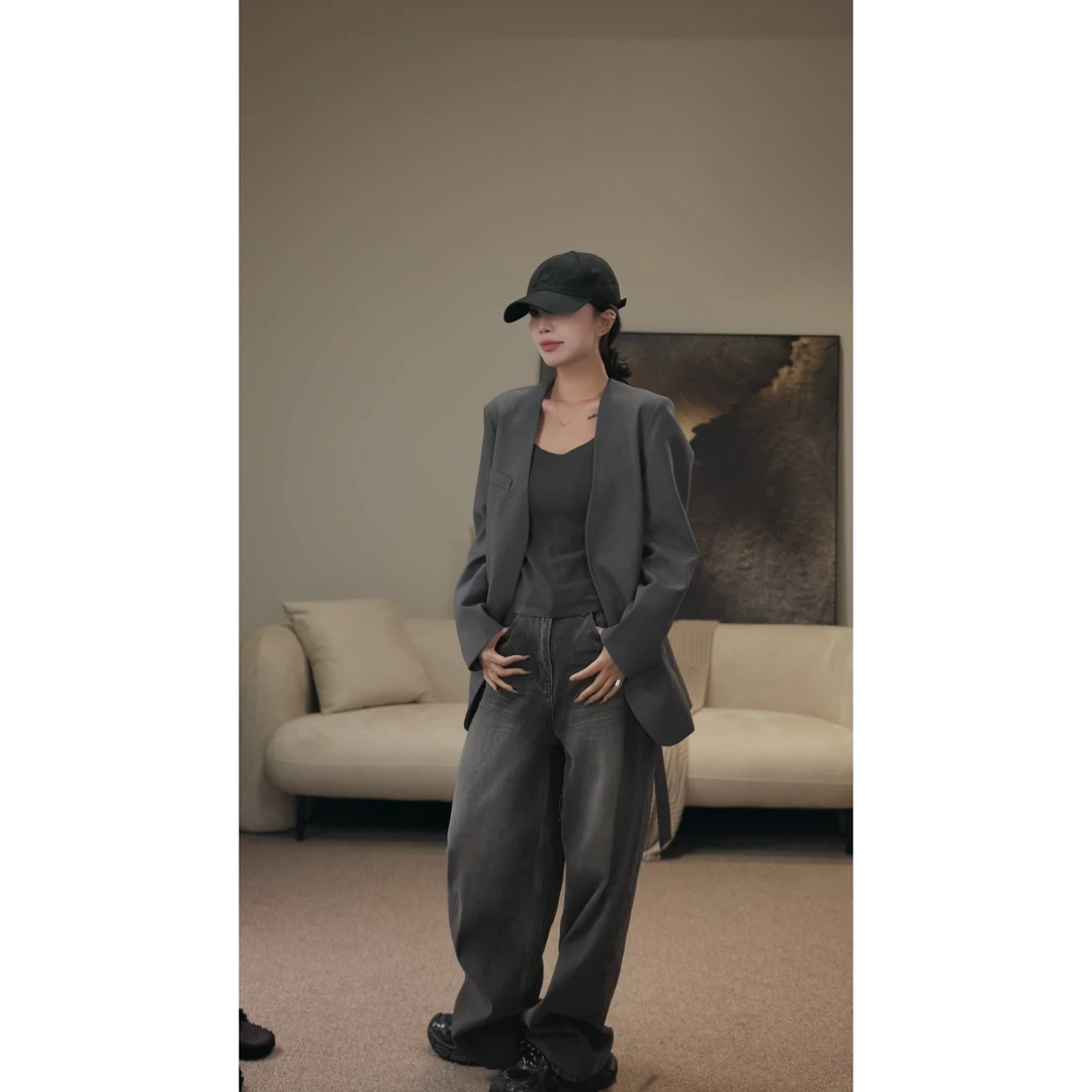 卢尚原创无领腰带西装2437510