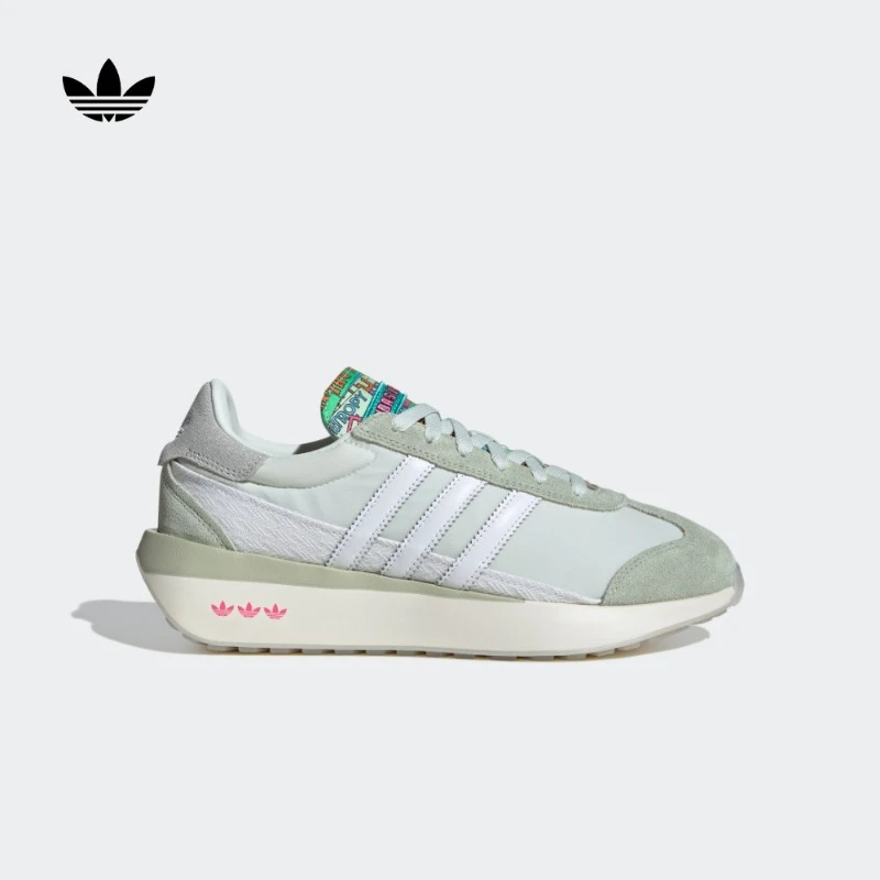 阿迪达斯官方三叶草 女款经典复古跑鞋adidas COUNTRY XLG IF4236