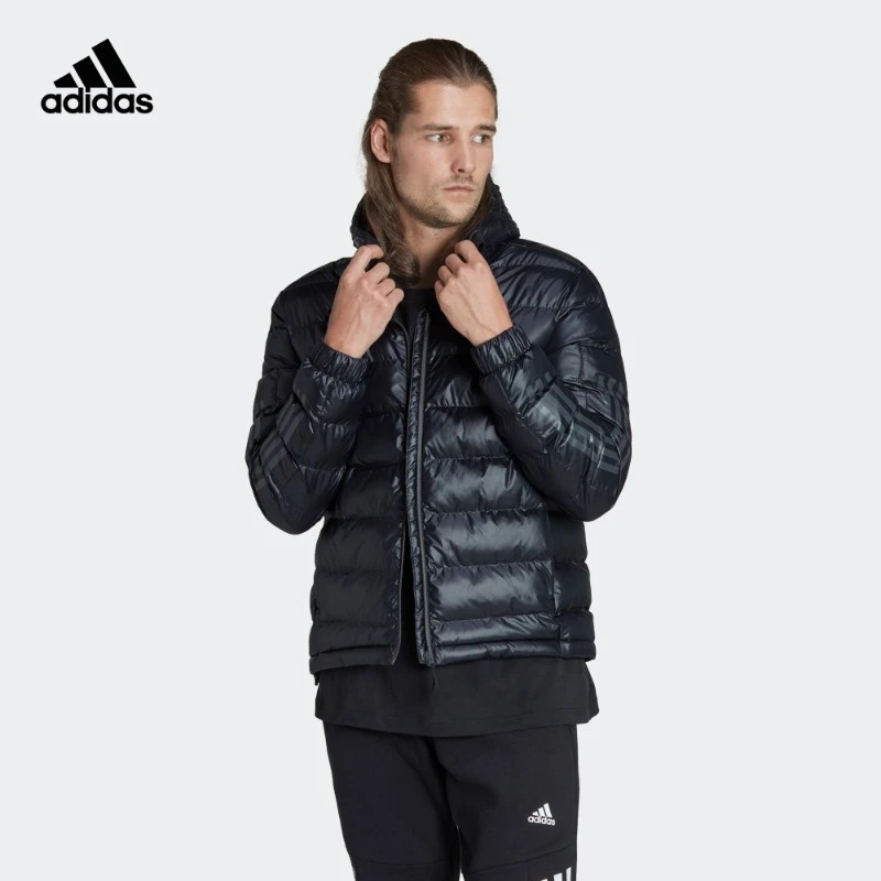 阿迪达斯官网男女保暖运动休闲棉服adidas 3S SDP BOS JKT HK6669