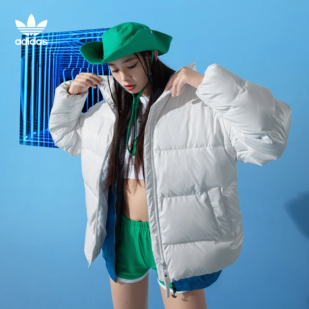 阿迪达斯三叶草 女款保暖羽绒服 adidas Short Down JKT HB8609