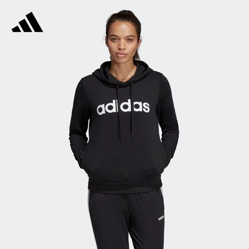 阿迪达斯官网女款运动休闲卫衣 adidas SP W E LIN OH HD DP2403