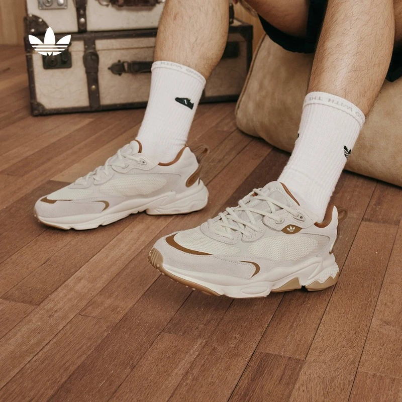 流光风 阿迪达斯三叶草 OZWEEGO META复古运动老爹鞋男女JR8362