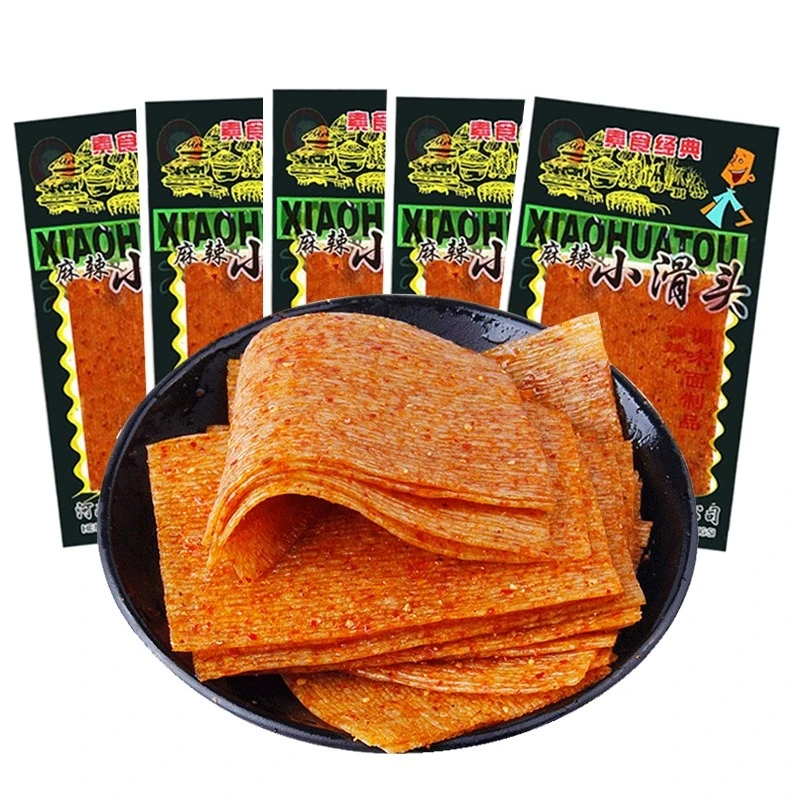 小滑头辣条麻辣小包装8090后儿时怀旧零食大辣片经典小吃休闲食品