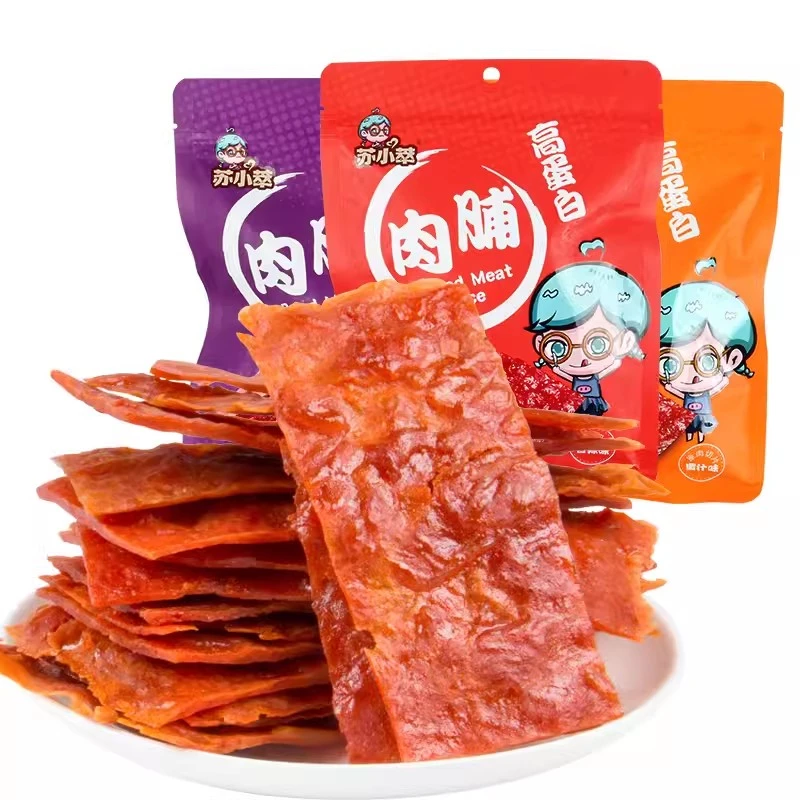 苏小萃高蛋白猪肉脯干原味袋装多口味劲丰靖江特产休闲零食小吃