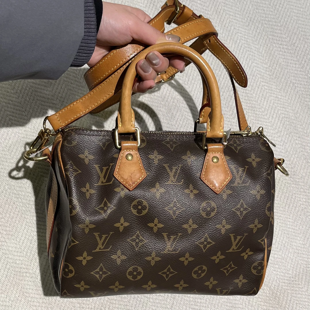 95新 LouisVuitton/路易威登 复燃精选/lv波士顿肩带款25斜挎包