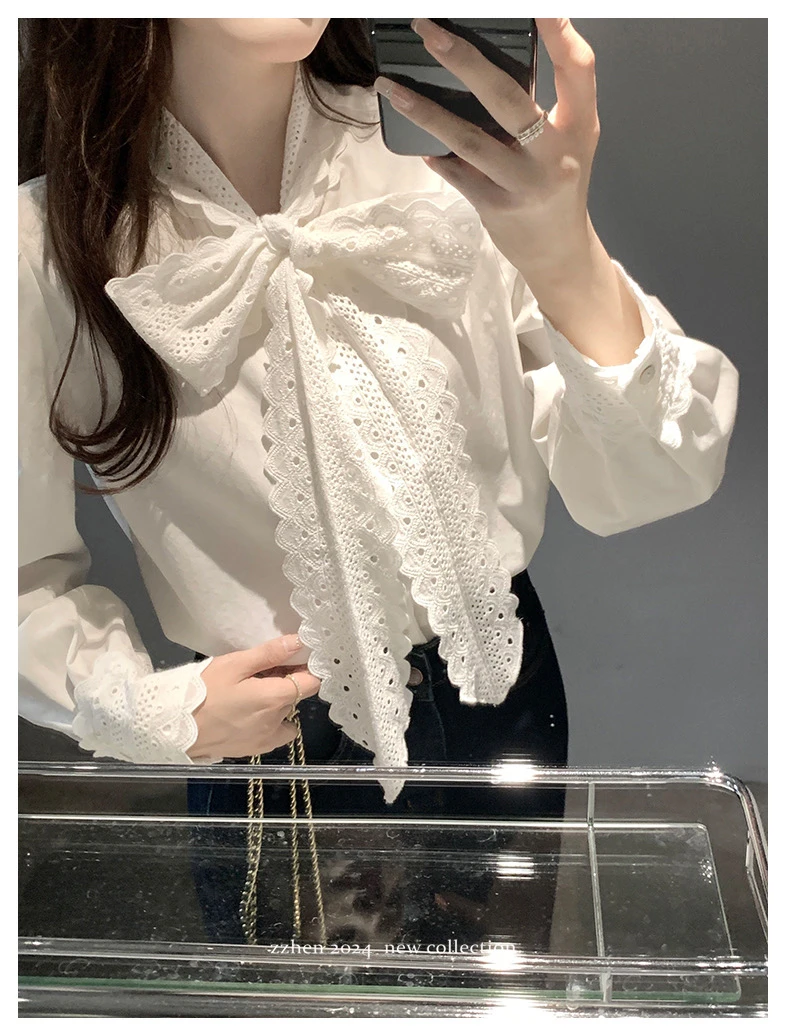 （百搭打底）萱格秋冬百搭打底蕾丝气质