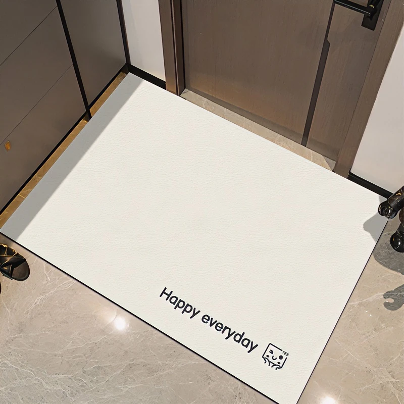 硅藻泥入户门地垫吸水吸油防滑门地垫纯色进门家用脚垫可裁剪垫子