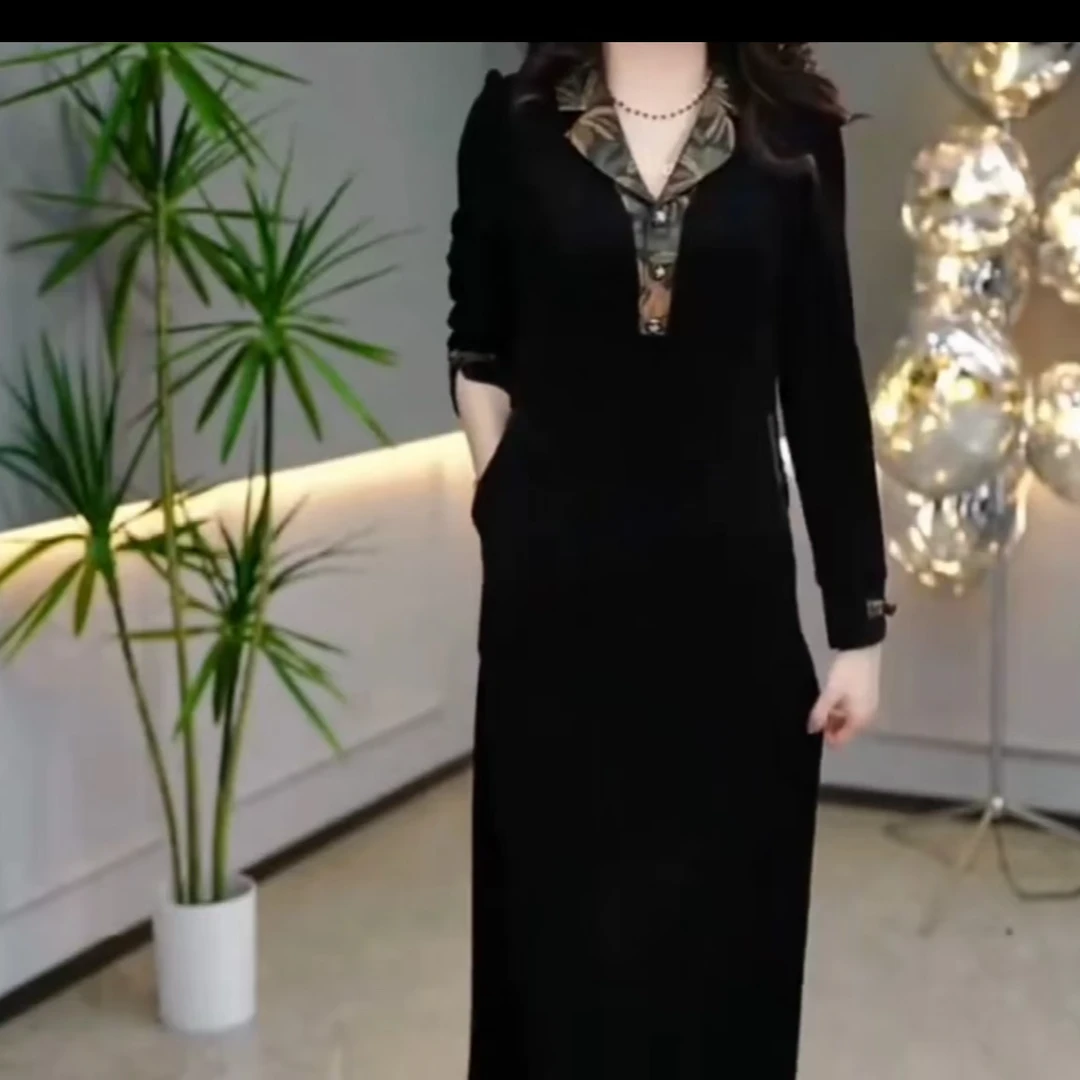 2025年春季新款时尚百搭显瘦韩版连衣裙女y5836