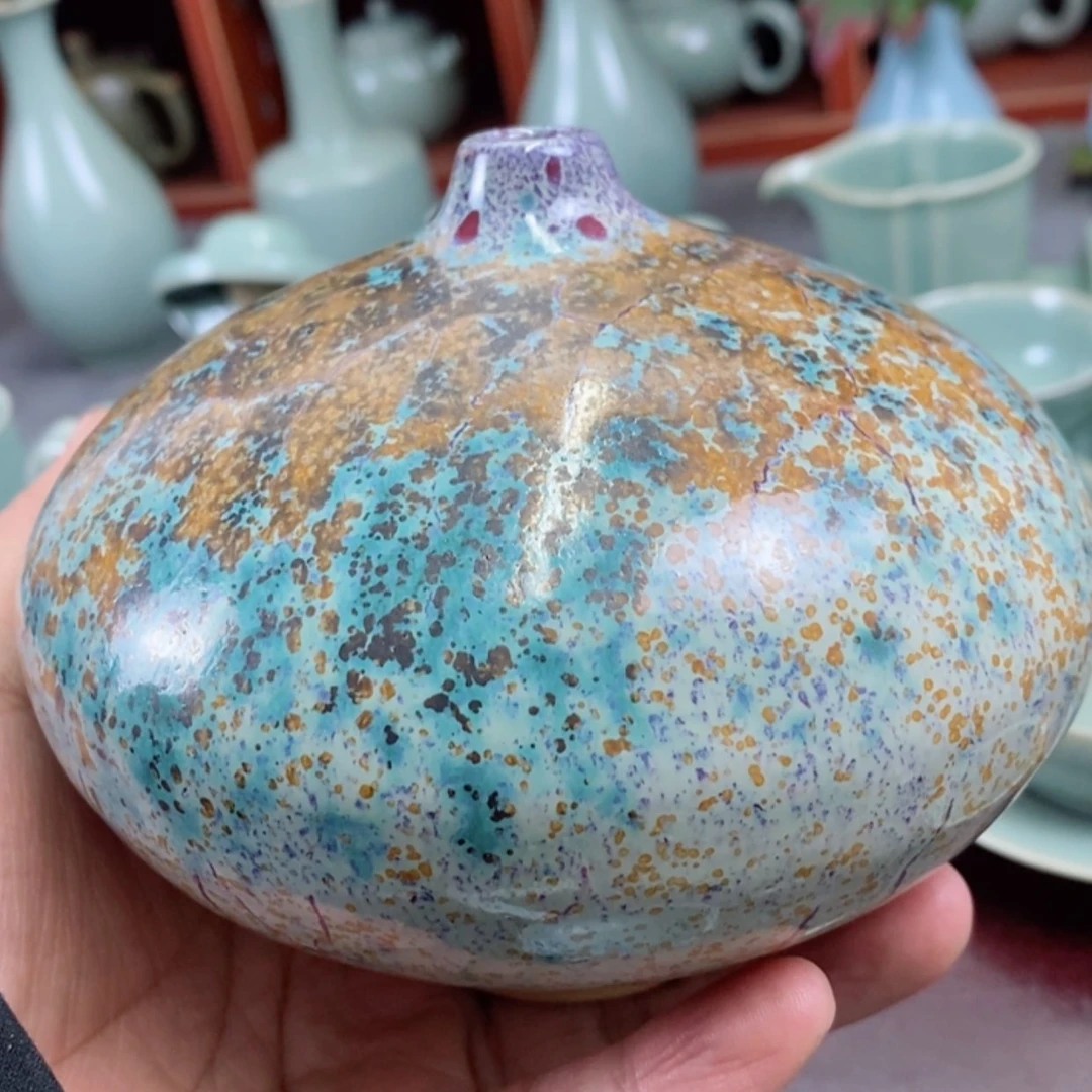 【闪购商品】瓷七****?宣宝汝瓷花插