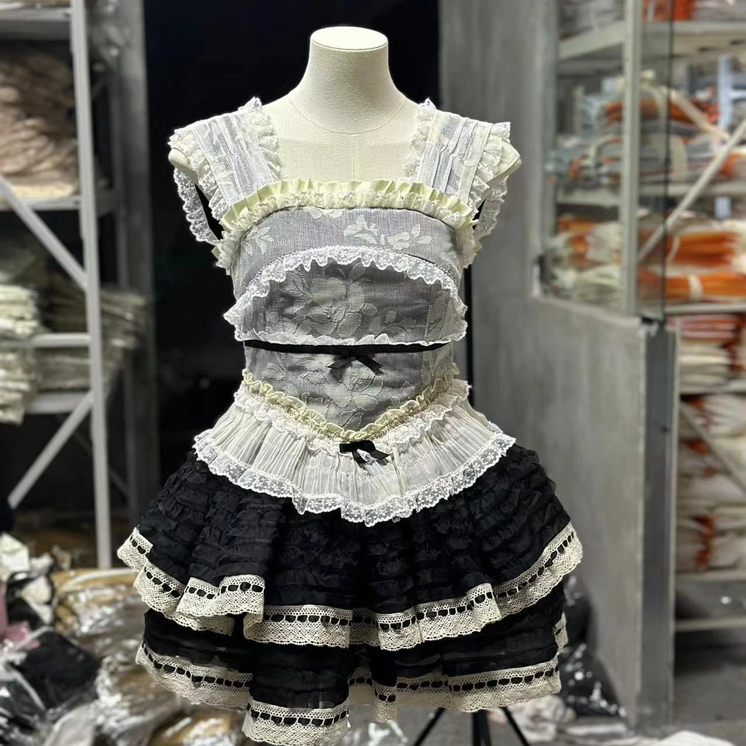 LWS层层蛋糕裙公主裙粉色甜心少女蛋糕裙尾款