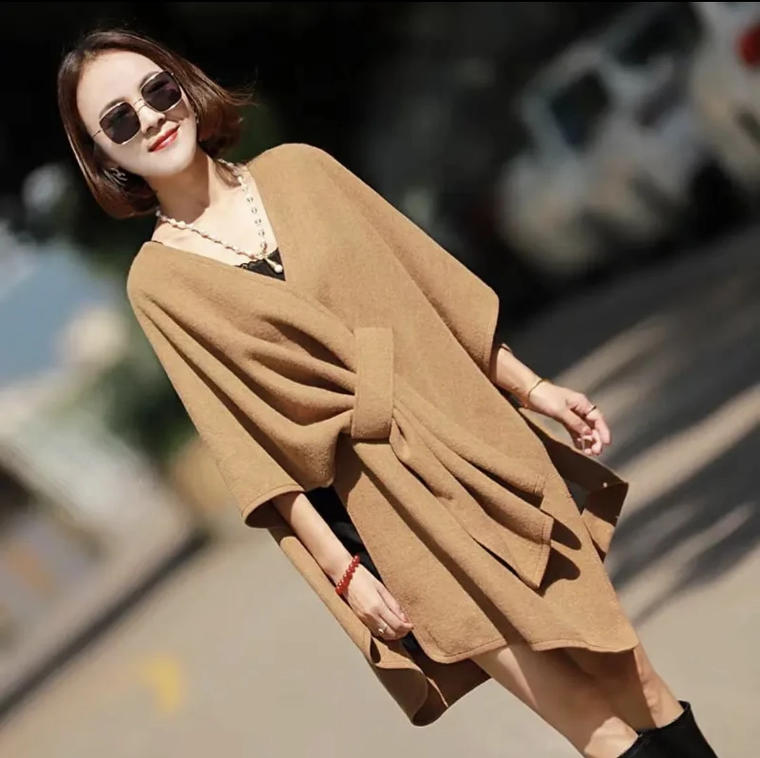 披肩女款爆款2024新款女士旗袍披风外披高档围巾秋季今年时髦斗篷