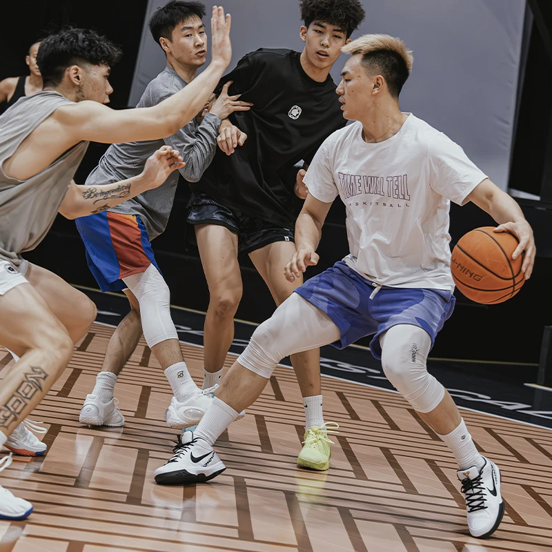 Drakcle Boo孟博龙美式双色字母篮球运动速干训练情侣圆领短袖T恤