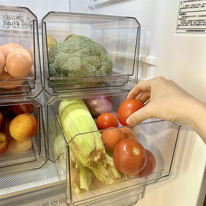 拾物造家冰箱收纳盒冷冻保鲜盒食品专用分类盒储物盒厨房鸡蛋