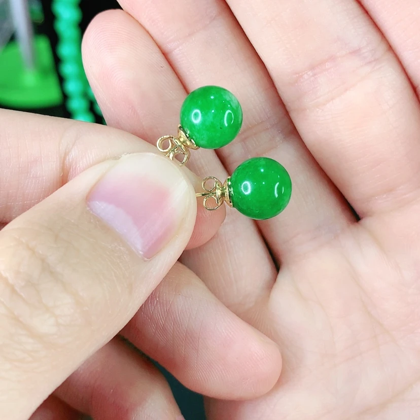 【闪购商品】翡翠耳饰未镶嵌