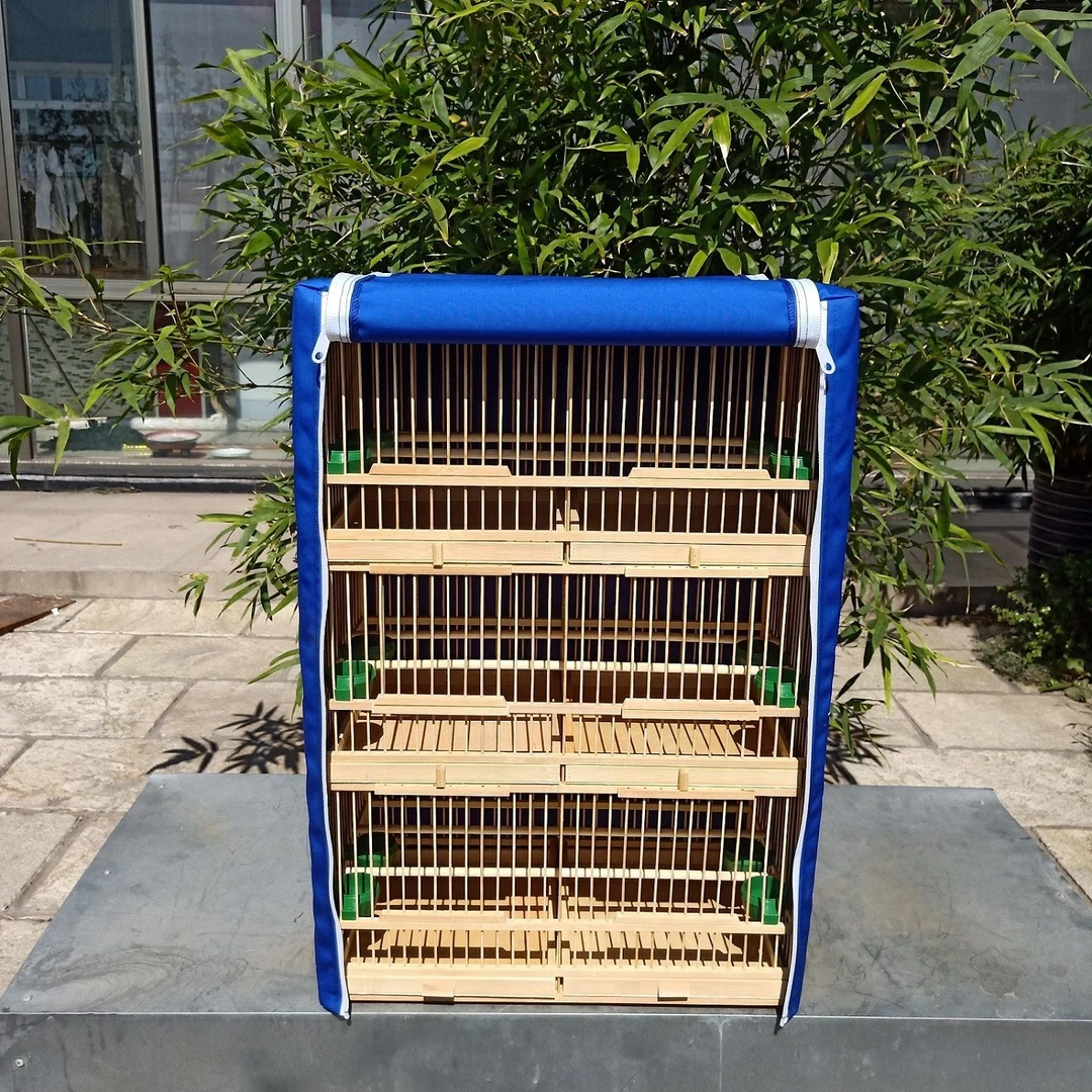 鸟笼小号六格排笼竹笼 40*22*60厘米 1.1丝距