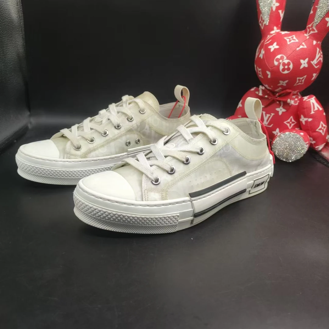 【147特惠】DIOR/迪奥 经典时尚白色鞋面老花运动鞋38欧正品保证