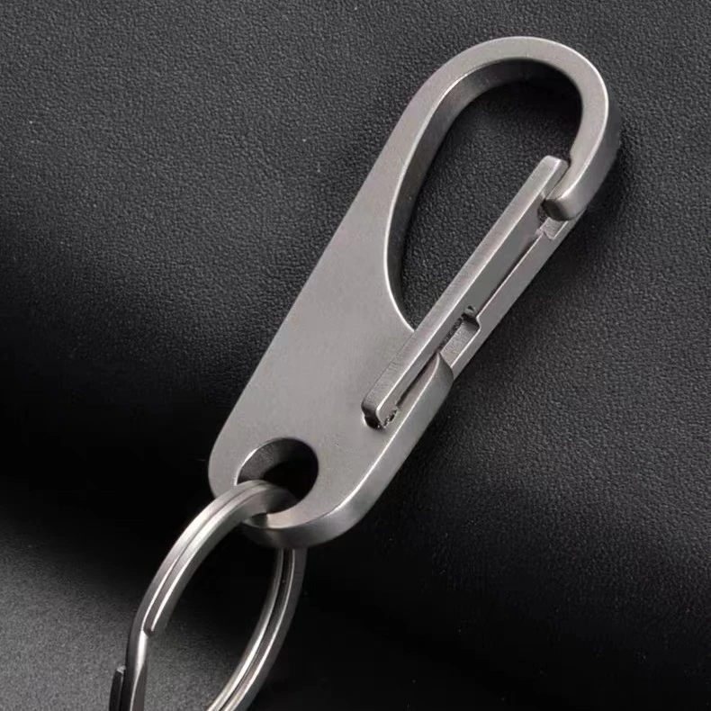 不锈钢钥匙扣简约精致定制挂饰汽车钥匙扣钥匙扣男士高端钥匙圈环