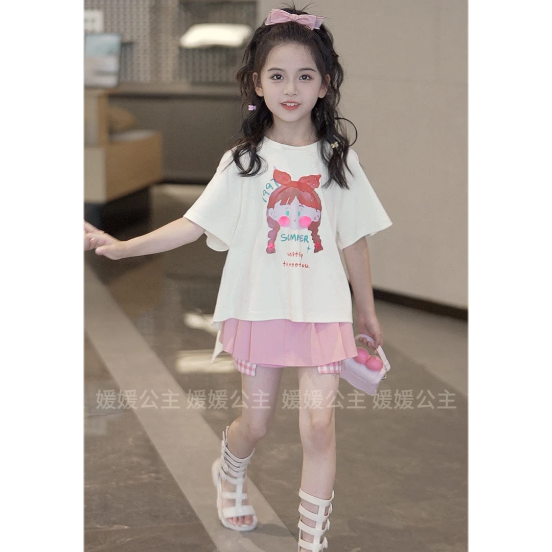 媛媛公主【蝴蝶结暗扣可拆卸】【遇见夏天】2024夏设计款T恤14201Y238