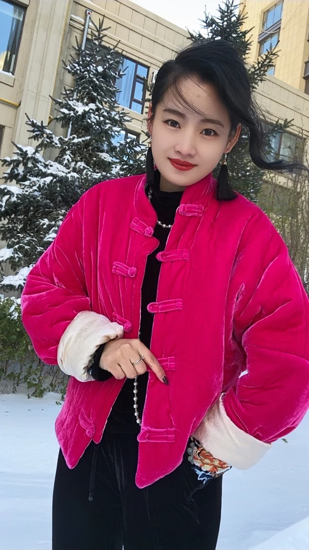 唐装二棉外套高级感满满