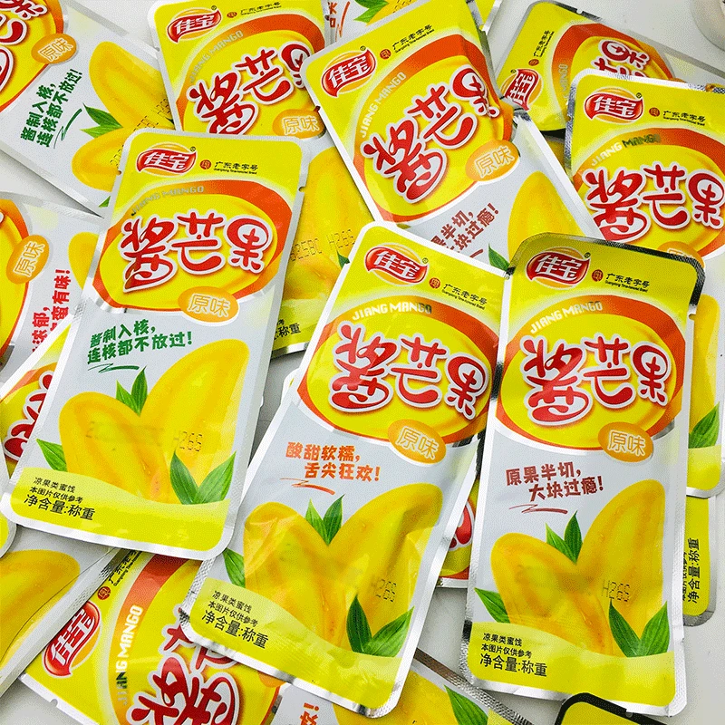 网红零食凉果蜜饯潮汕佳宝酱芒果原味芒果干袋装九制特产办公室