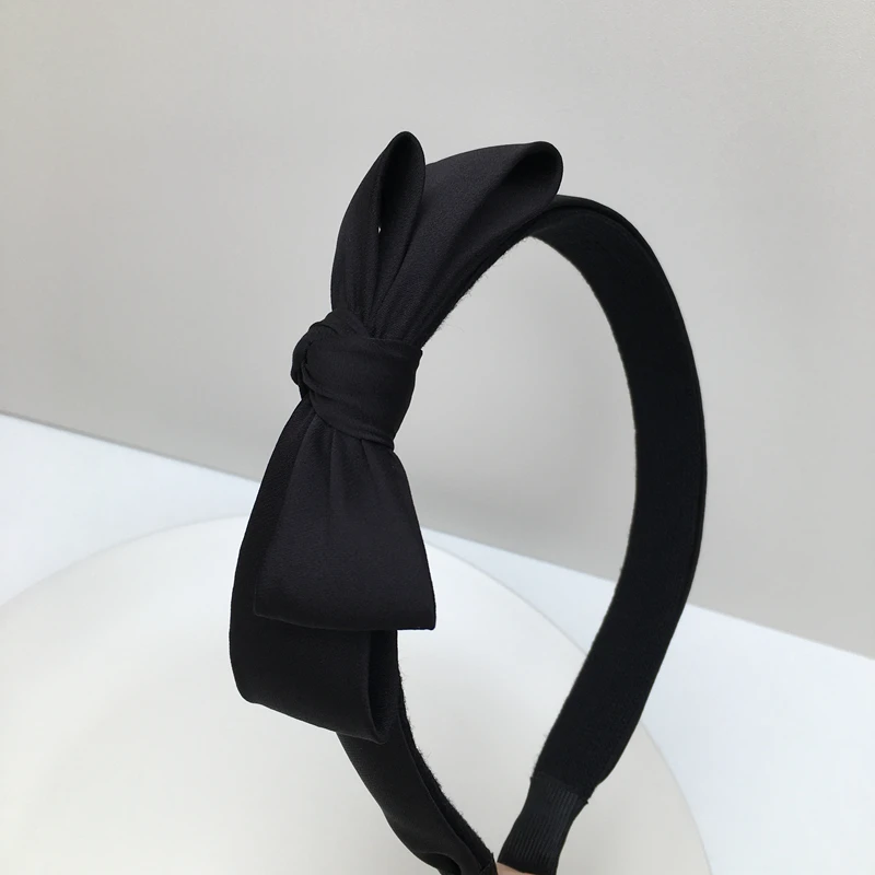 818黑色气质百搭发箍高端30岁韩版蝴蝶结头箍简约高级感发卡发饰