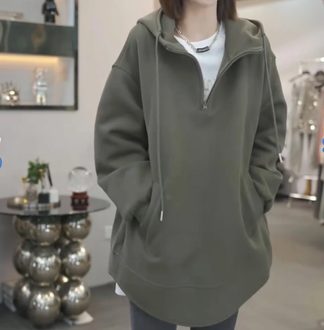 2024秋冬新款时尚卫衣女士网红洋气显瘦气质百搭款D8988