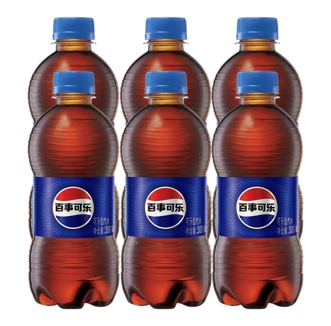 Pepsi-Cola/百事可乐300ml碳酸饮料经典网红迷你瓶小瓶装果味型