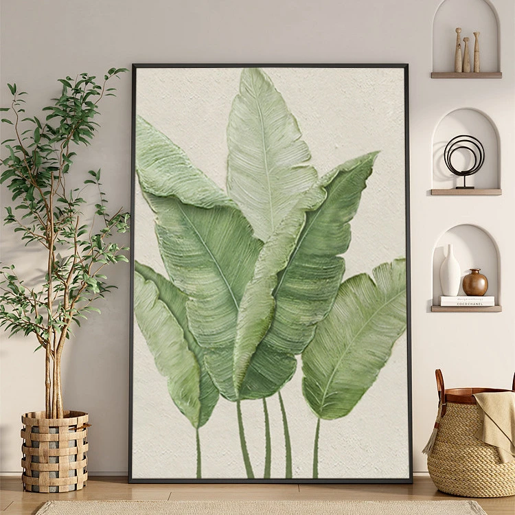 艺术过道背景墙装饰画玄关轻奢餐厅落地画山水风景画高端山水抽象