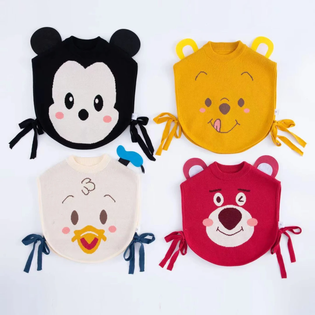 卡通针织马甲毛衣男童女童宝宝婴儿春秋款装外穿洋气