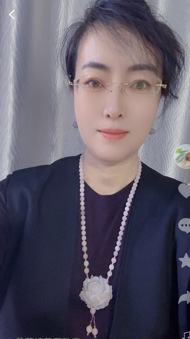 天然佘太翠花开富贵樱花粉手工雕刻时尚气质款吊坠