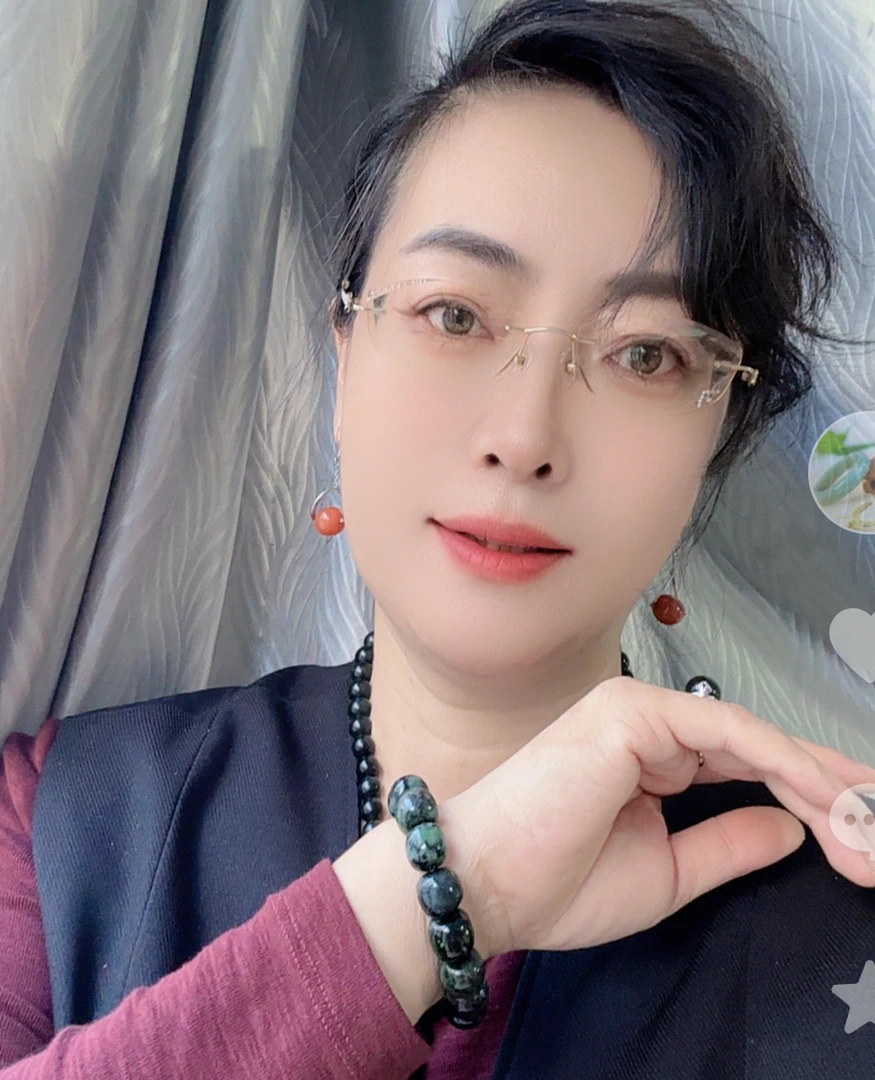 天然藏玉手串1.4苹果珠蛇纹石玉时尚气质百搭款