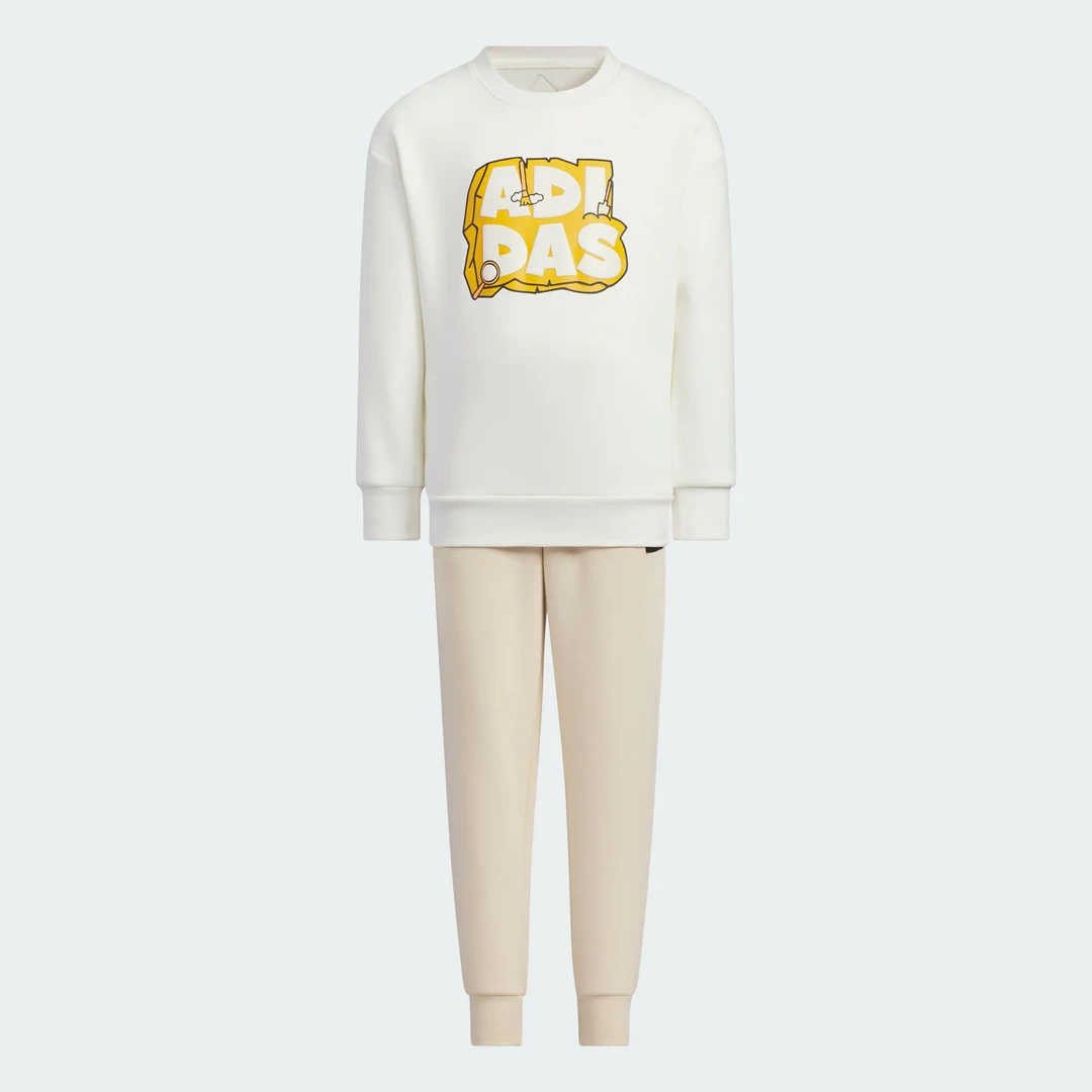 adidas kids阿迪达斯新款小童LK GFX TRACKSUI长袖针织套服IY5036