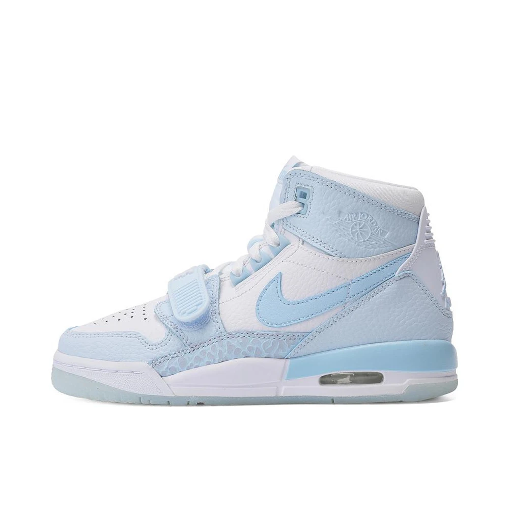 nike耐克新款大童童鞋 AJ312 蓝白高帮休闲运动篮球鞋FV8118-141