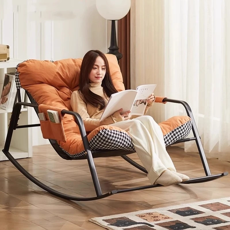 懒人沙发阳台休闲椅子摇摇椅大人躺椅沙发可躺沙发椅客厅双人摇椅