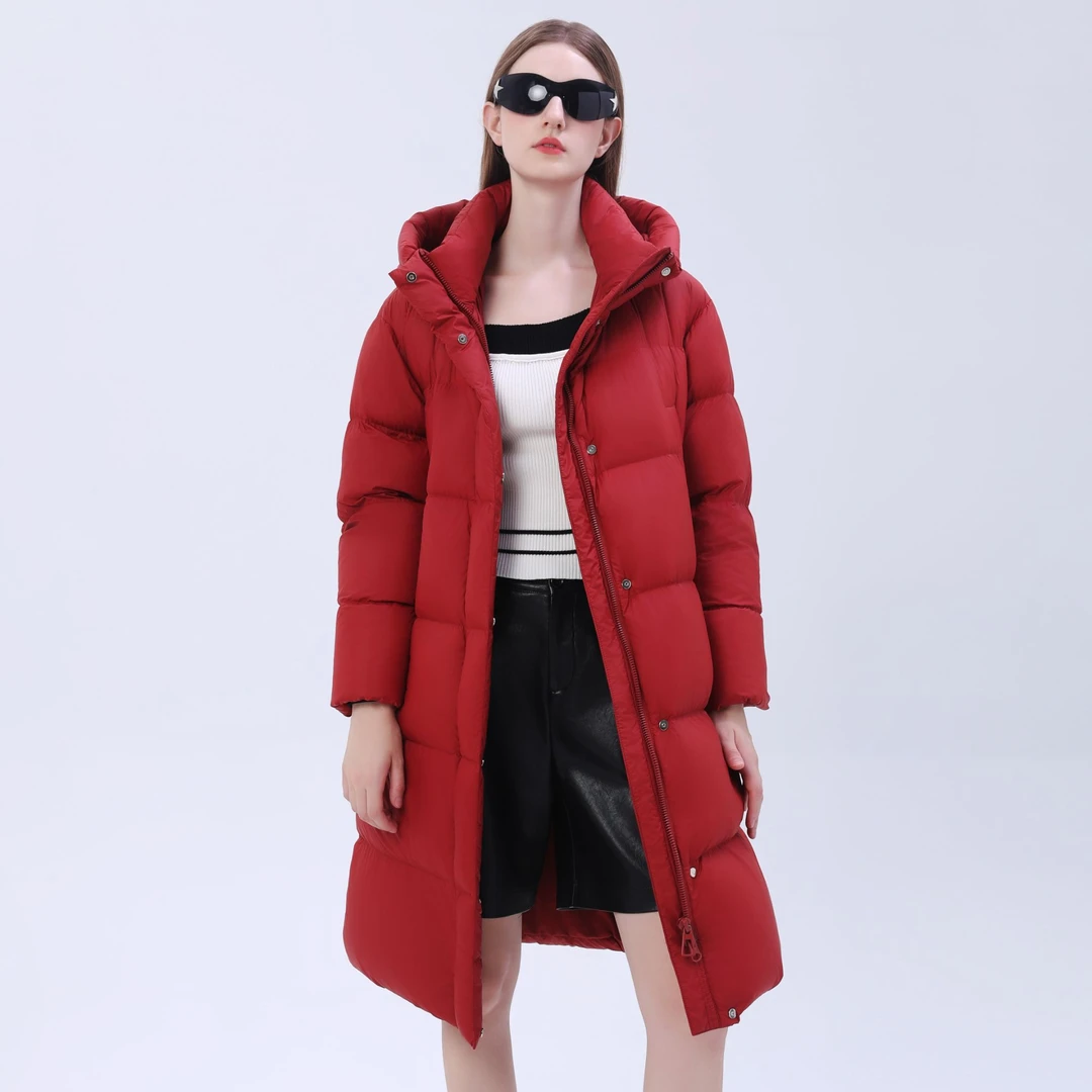 高充绒中长款云朵泡芙羽绒服MT8203