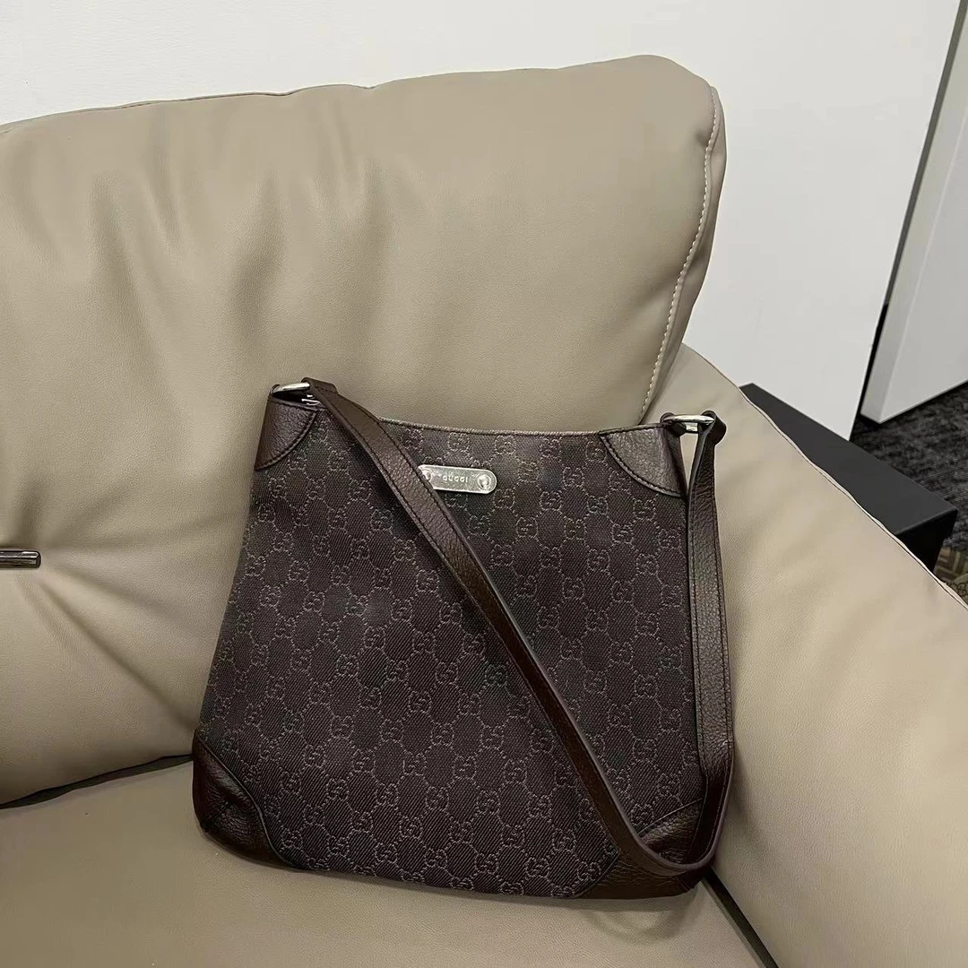 95新 GUCCI/古驰 大有/gucci黑色单肩斜挎包/NK0448