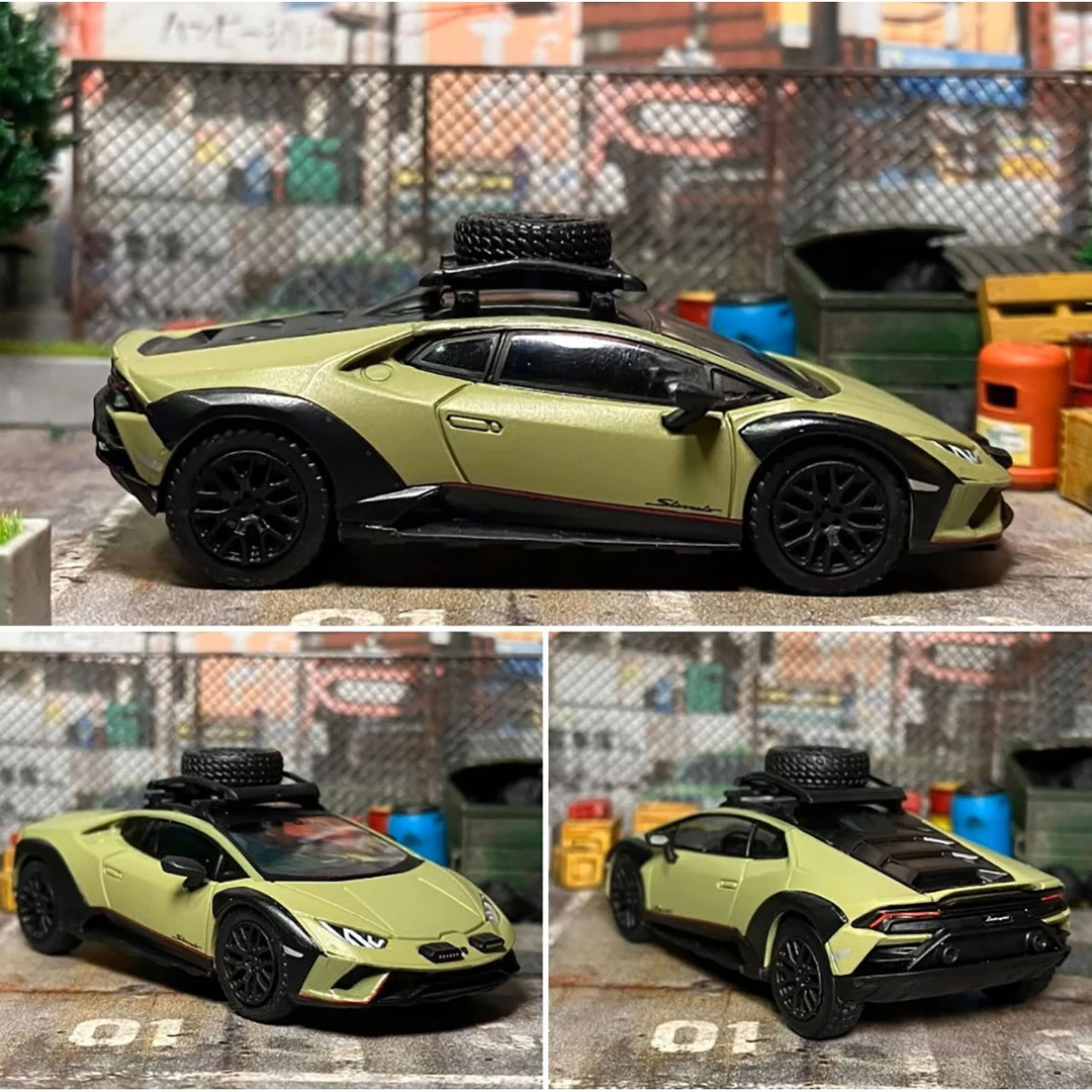 Tiny微影Sparky兰博基尼越野超跑Huracán Sterrato 1:64合金车模