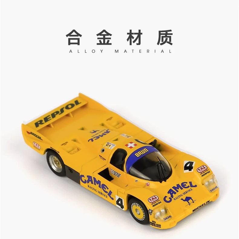 Tiny微影Sparky1:64保时捷962C骆驼Camel24H勒芒1988仿真合金车模