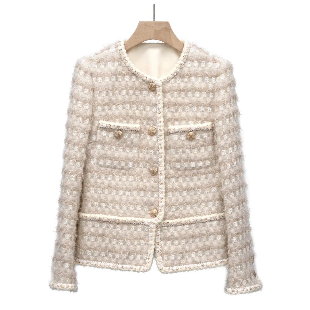 格调【CO83620】小香风外套2025新款上新