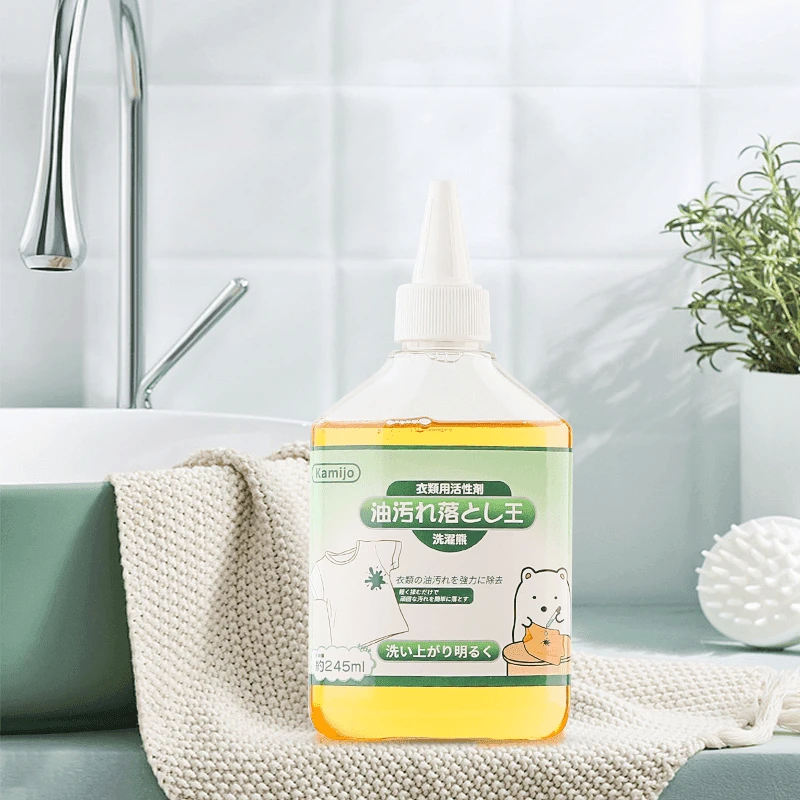 日本kamijo家用去油王可米乔衣物油污清洗剂去顽固油渍