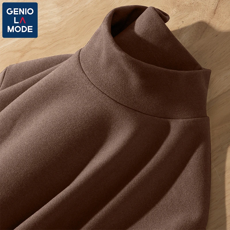 GENIOLAMODE打底衫2025新款女美拉德穿搭加厚衣时尚加绒春秋上衣