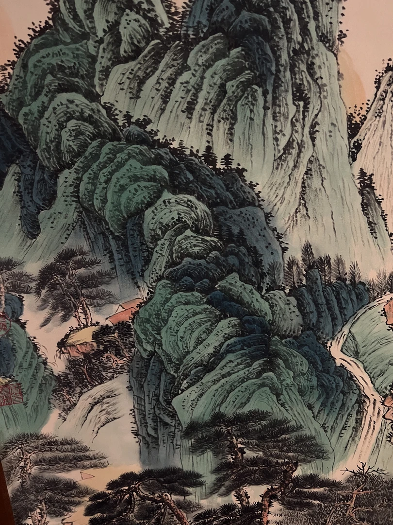 紫光唐老云溪石壁装饰画