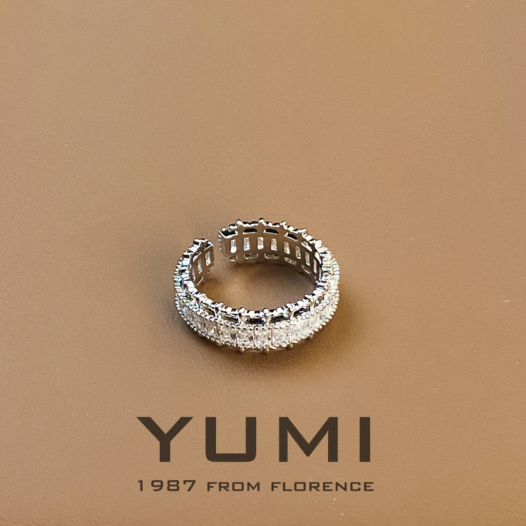 铜合金锆石戒指  YUMI优米【幸遇你Luckyo】JZ1005优米家高定戒指