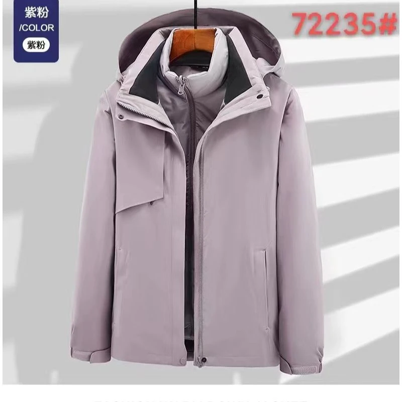 外贸高品-三合一 保暖冲锋衣可拆卸内胆羽绒服外套-WW-72235