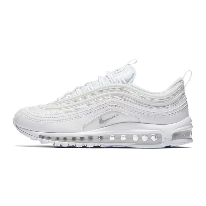 Nike Air Max 97白子弹耐磨透气低帮男子白色跑步鞋  921826-101
