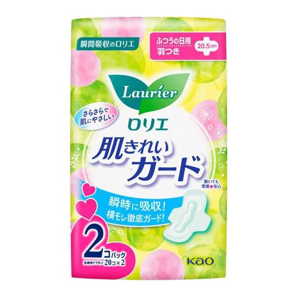 【4包超值装】日本进口花王乐而雅瞬吸绵柔舒适卫生巾日用亲肤