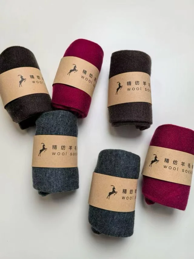 精纺羊毛袜一双