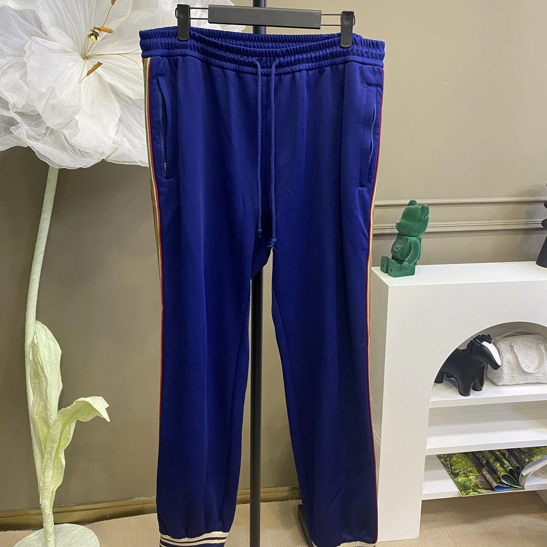 95新 GUCCI/古驰 潮奢/Gucci古驰/xxl码/蓝色牛仔休闲裤/02440017