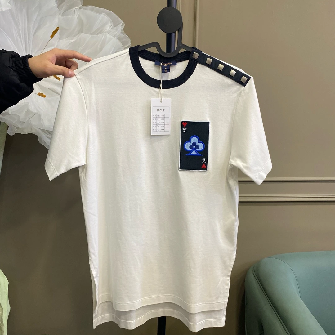95新 LouisVuitton/路易威登 潮服/LV/xs码/扑克牌短袖/70290244
